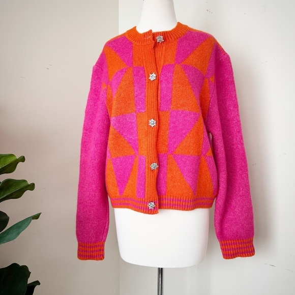 Mango Geometric Cardigan - Picture 5 of 16